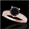 Image 1 : 0.50 ctw VS/SI Oval Diamond Ring 10K Rose Gold