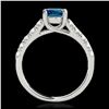 Image 2 : 2.05 ctw H-SI/I Diamond Solitaire Halo Ring 10K White Gold