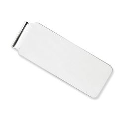14k Solid White Gold Money Clip (52 mm)