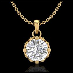 1.75 ctw Garnet & VS/SI Diamond Earrings 14K Rose Gold