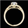 Image 2 : 1.50 ctw SI/I Fancy Intense Yellow Diamond Ring 10K Rose Gold