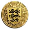 Image 1 : 2018 Gibraltar 1 oz Gold Royal Arms of England Colorized (Black)
