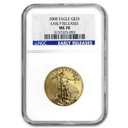 2008 1/2 oz Gold American Eagle MS-70 NGC (Early Releases)