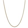 Image 1 : 14k Yellow Gold 1.5 mm Franco Chain - 22 in.