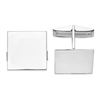 Image 1 : 14K WG Square Cuff Links