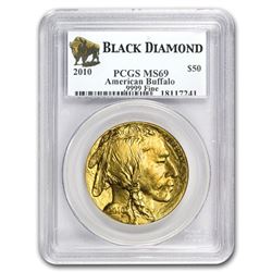 2010 1 oz Gold Buffalo MS-69 PCGS (Black Diamond)