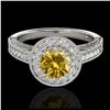 Image 1 : 2.50 ctw Citrine And VS/SI Diamond Ring 18K Yellow Gold