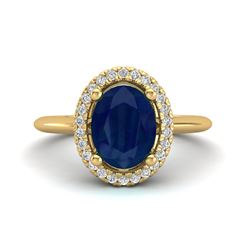 2 ctw Black & White VS/SI Diamond Necklace 18K White Gold