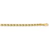 Image 1 : 14k Yellow Gold 4.25 mm Diamond Cut Rope Chain - 30 in.