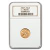 Image 1 : 1927 $2.50 Indian Gold Quarter Eagle MS-65 NGC