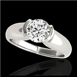 1.93 ctw Princess VS/SI Diamond Necklace 18K White Gold