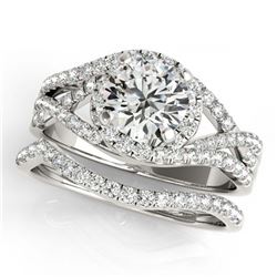 20 ctw SI/I Fancy And Diamond Necklace 18K White Gold