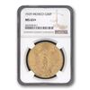 Image 1 : 1929 Mexico Gold 50 Pesos MS-63+ NGC