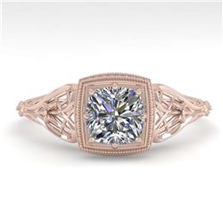 1.25 ctw VS/SI Oval Diamond Ring 10K Rose Gold