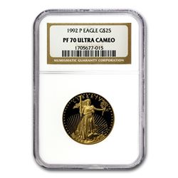 1992-P 1/2 oz Proof Gold American Eagle PF-70 NGC