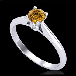 1.25 ctw VS/SI Cushion Cut Diamond Ring 10K White Gold