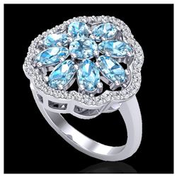 1.10 ctw SI Intense Yellow Diamond Ring 10K Rose Gold