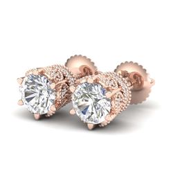 3.01 ctw VS/SI Diamond 2pc Wedding Set Halo 14K White Gold
