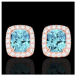 0.53 ctw VS/SI Diamond Solitaire Art Deco Ring 18K Rose Gold