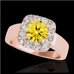 1.60 ctw VS Black Diamond Solitaire Ring 10K White Gold