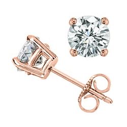 1.30 ctw VS/SI Diamond 2pc Wedding Set Halo 14K Rose Gold