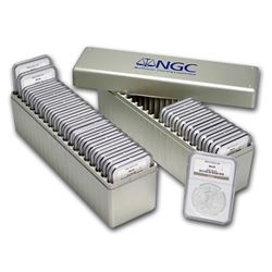 1986-2019 34-Coin Silver Eagle Set MS-69 NGC (2 NGC Boxes)