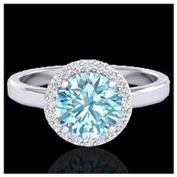0.78 ctw H-SI/I Diamond Ring 10K White Gold