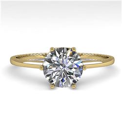 2.15 ctw Morganite & Diamond Necklace 14K Yellow Gold