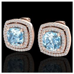 1.38 ctw H-SI/I Diamond Solitaire Halo Ring 10K White Gold
