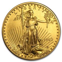 1993 1/2 oz Gold American Eagle BU