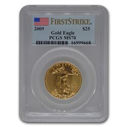 2009 1/2 oz Gold American Eagle MS-70 PCGS (FS)