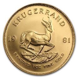 1981 South Africa 1 oz Gold Krugerrand