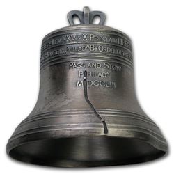 2018 Solomon Islands 4 oz Silver Liberty Bell (Damaged)