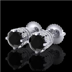 1.82 ctw SI/I Fancy Intense Yellow Diamond Ring 10K Rose Gold