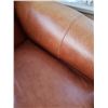Image 5 : Ethan Allen Leather Chair & Footstool C
