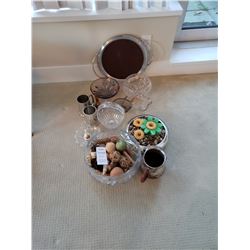 Crystal Bowls and glass ware A