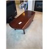 Image 2 : Classic style oval coffee table with fold down leaves C