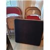 Image 2 : Card Table & Four folding chairs C