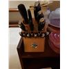 Image 6 : Kitchen Aid Knife Set in Wood Block & More A