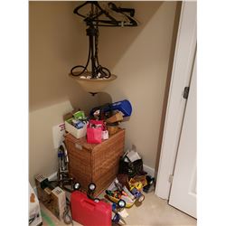 Dining Room Light Fixture, Hamper & more A