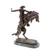 Image 1 : Bronze recast of F. Remington's ''Bronco Buster''