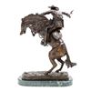 Image 3 : Bronze recast of F. Remington's ''Bronco Buster''