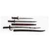 Image 1 : Lot of Three (3) Foreign Bayonets