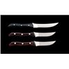Image 2 : Lot of Three (3) Buck Fixed Blade Knives