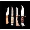 Image 3 : Lot of Four (4) Fixed Blade Knives