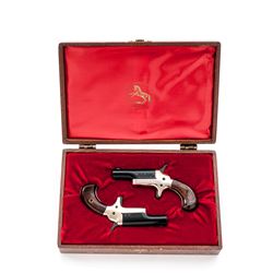 Cased Pair of Colt 4th Model Derringers