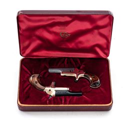 Cased Pair of Colt 4th Model Derringers