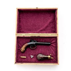 Repro. Allen Dbl Barrel Boxlock Perc. Pistol