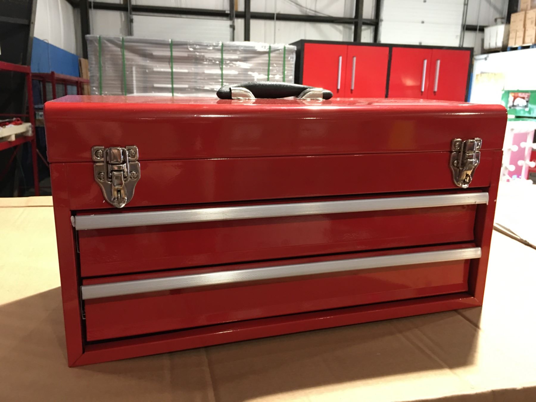 ACE 19 2 DRAWER METAL TOOL BOX 55X27X32 CM RED Able ACE 19 2 DRAWER METAL TOOL BOX 55X27X32 CM RED Able