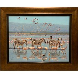 NAKURU PINK PARADE | by artist John Banovich